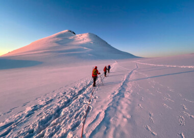 Восхождение на Казбек с севера + Эльбрус. Июль.