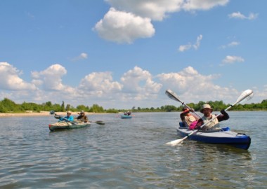 Однодневный сплав на байдарках