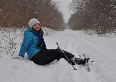 Прогулка на беговых лыжах в Красносулинском районе