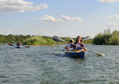 Сплав на байдарках по Северскому Донцу