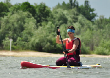 Однодневный сплав на Sup-досках по Северскому Донцу.