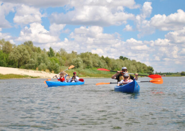 Сплав на байдарках по р. Дон