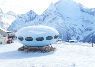 Зимний Домбай + термы. 23 февраля.