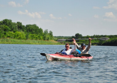 Однодневный сплав по Северскому Донцу.
